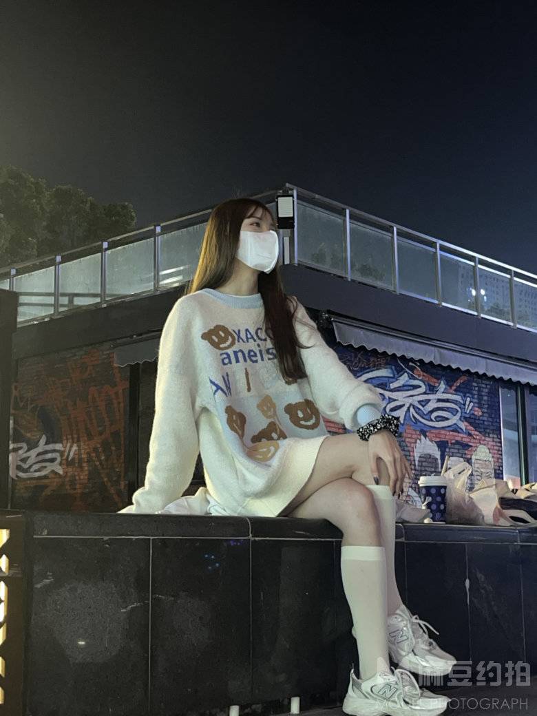夜景模特