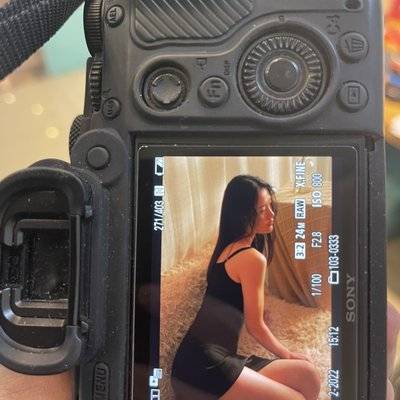 黑白模特