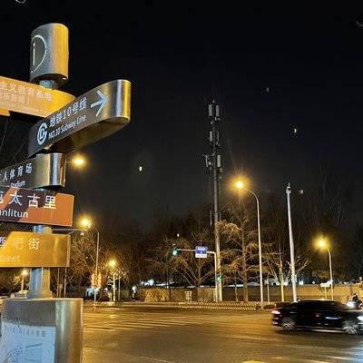夜景模特