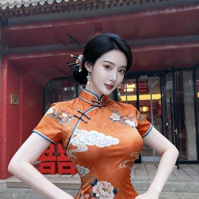 旗袍模特