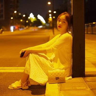 夜景模特