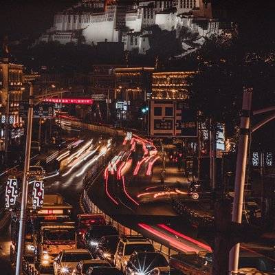 夜景模特