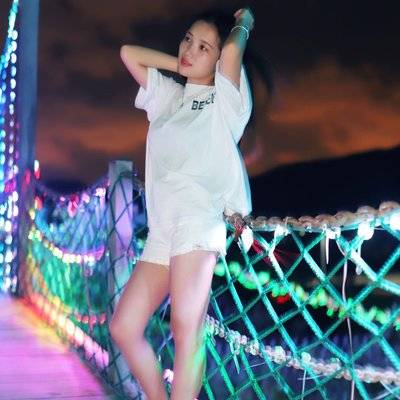 夜景模特