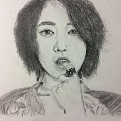 黑白模特