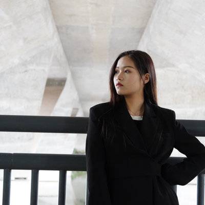 黑白模特