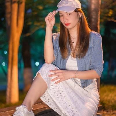 夜景模特