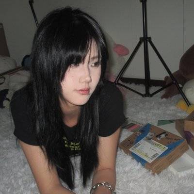 黑白模特