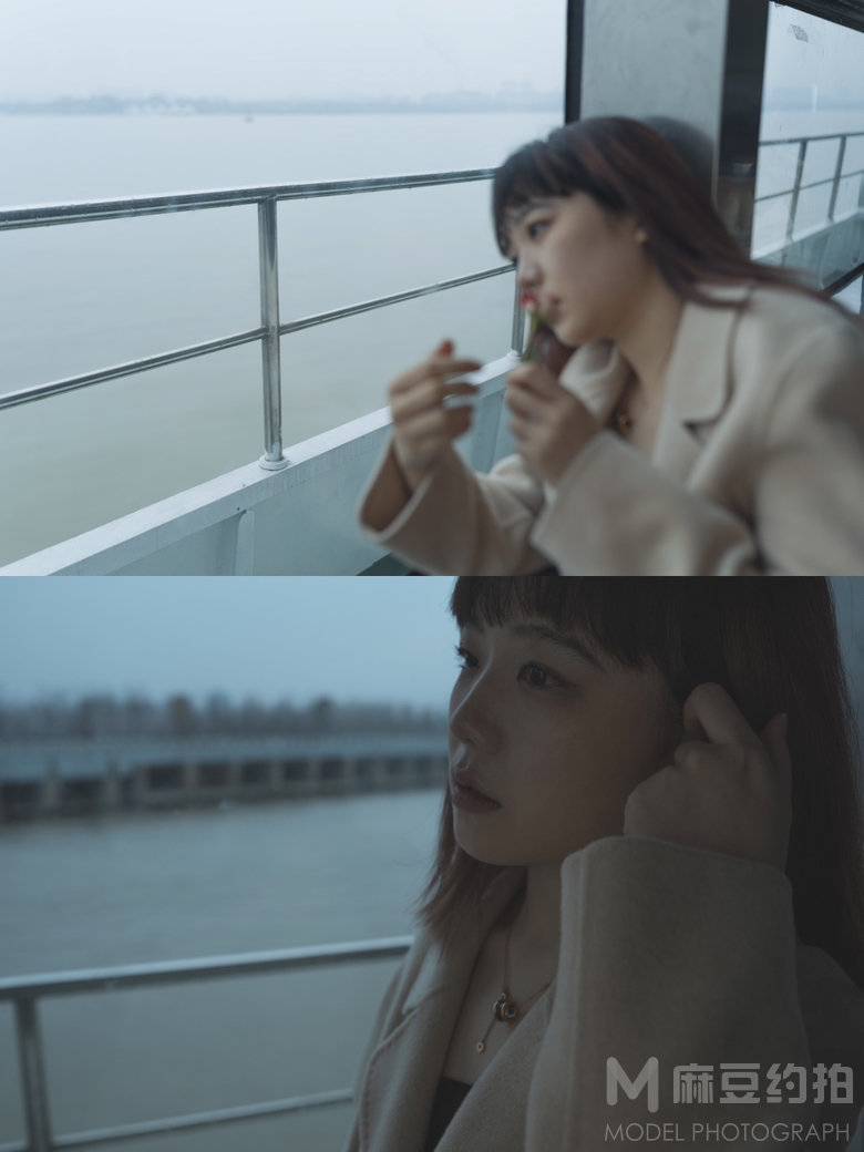 黑白模特