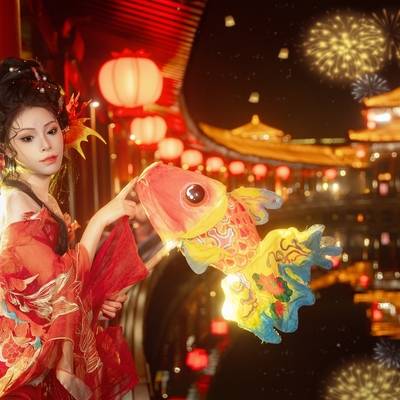 汉服模特