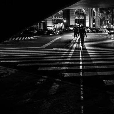 夜景模特