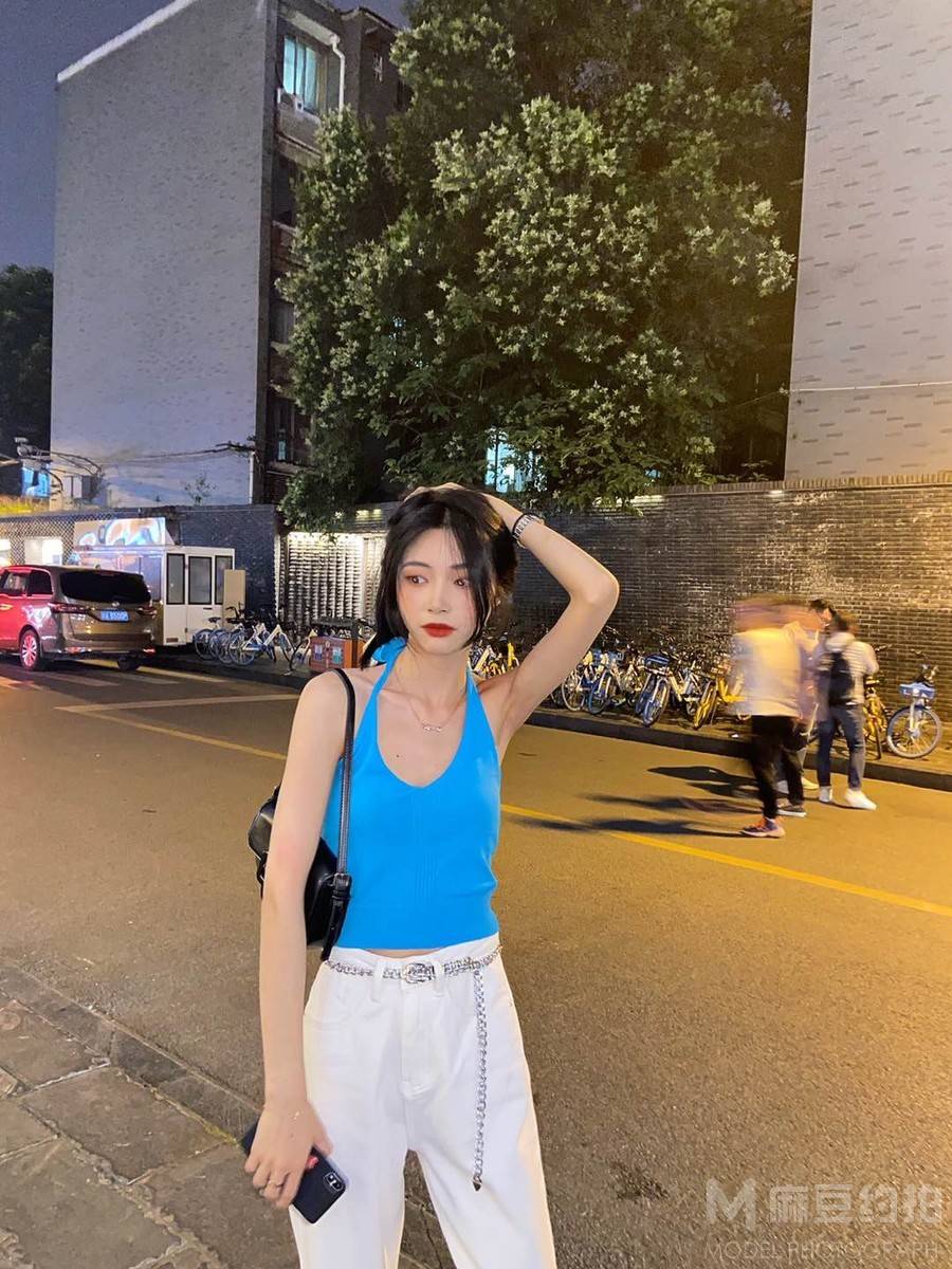 夜景模特