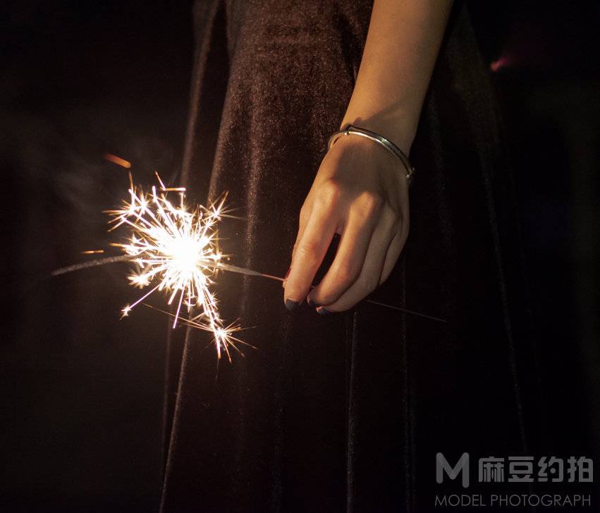 夜景模特