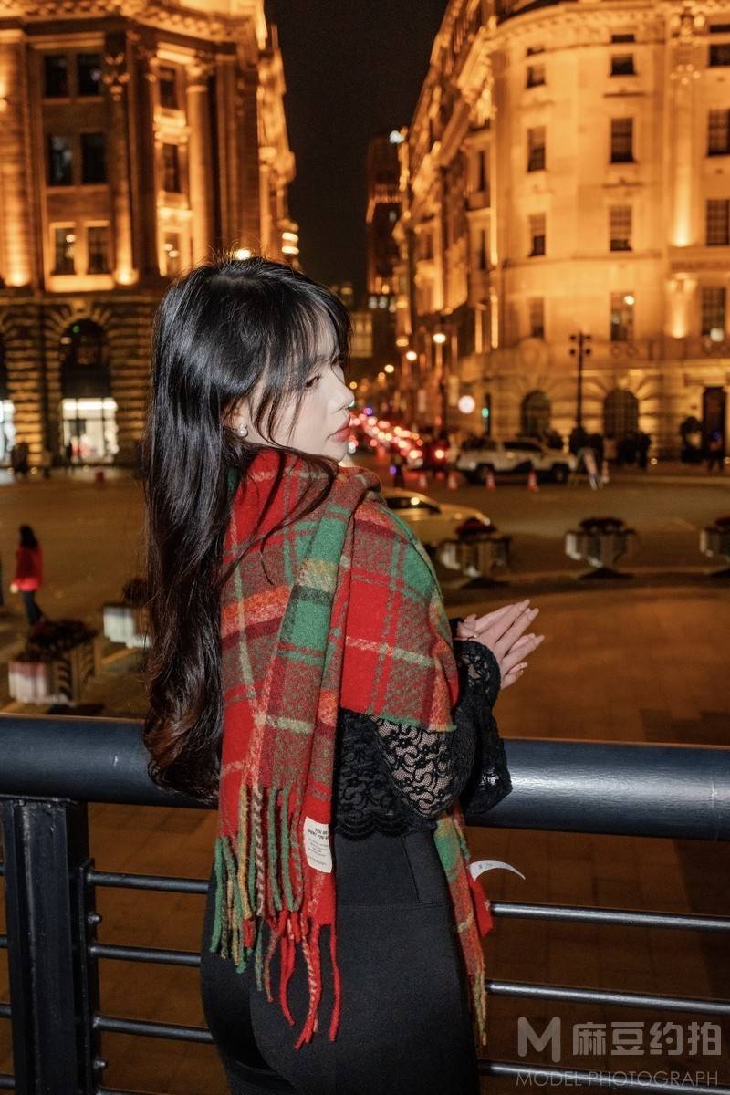 夜景模特