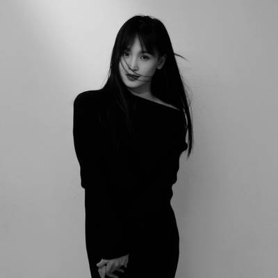 黑白模特