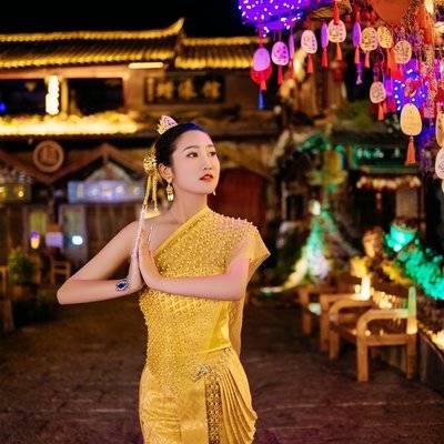 夜景模特