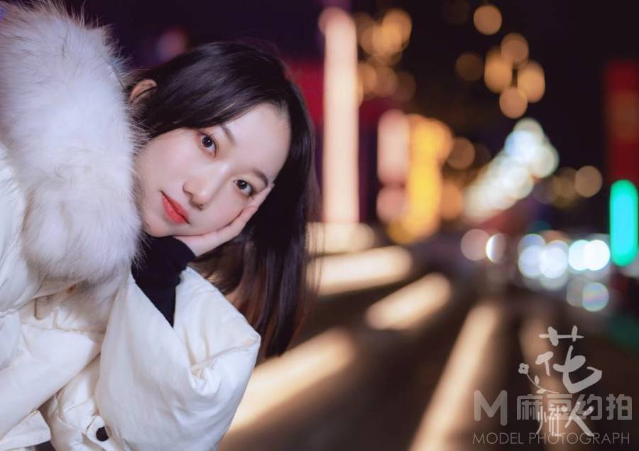 夜景模特