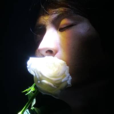 黑白模特