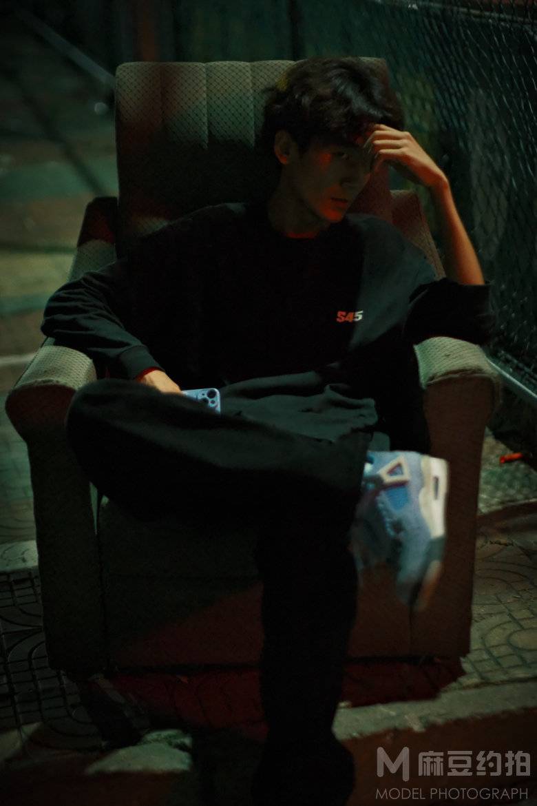夜景模特