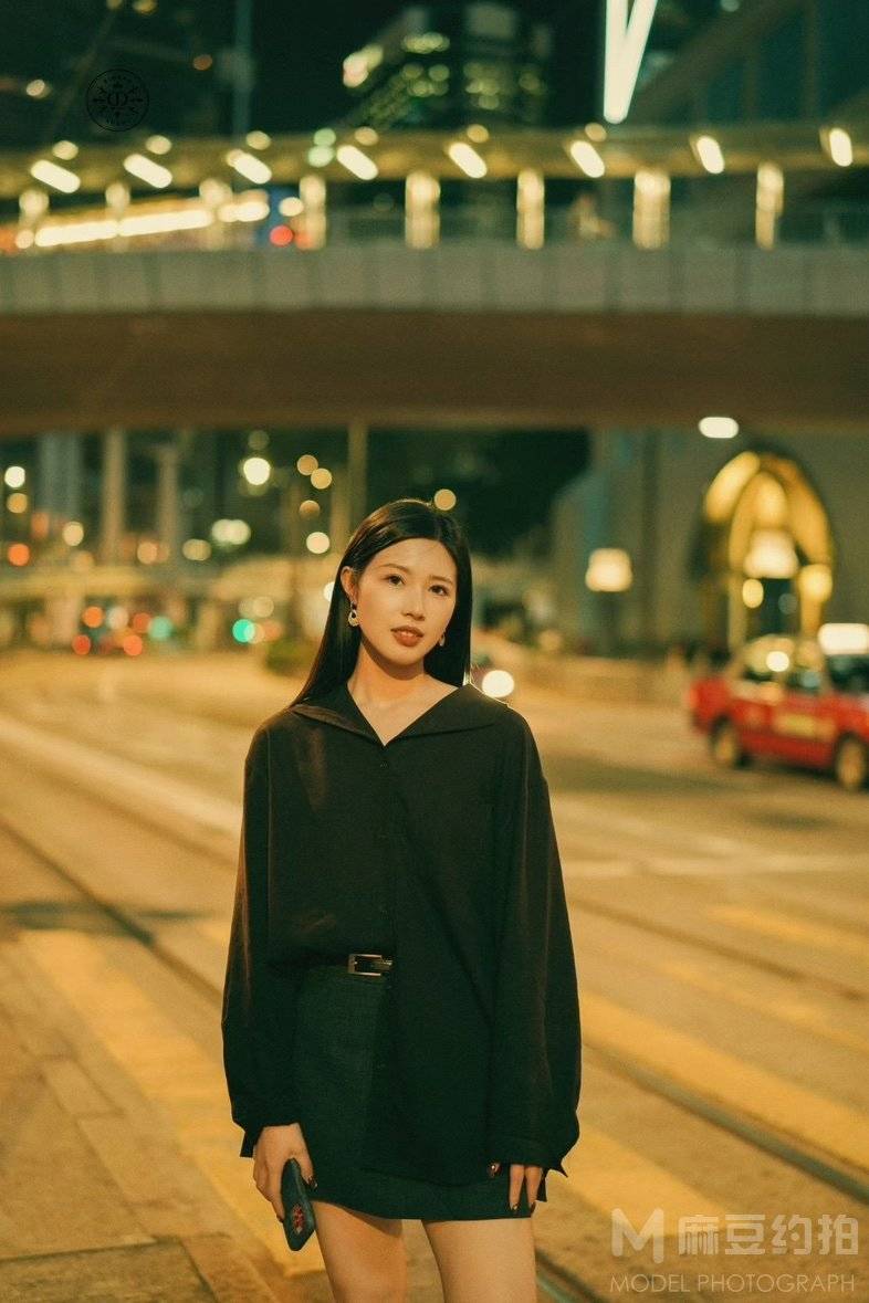 夜景模特
