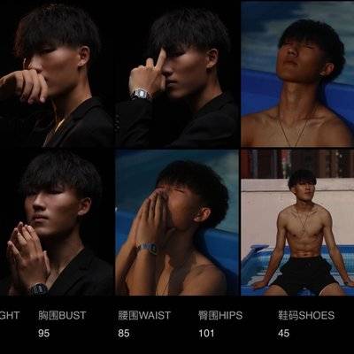 胶片模特