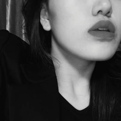 黑白模特
