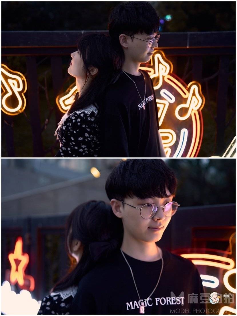 情侣模特