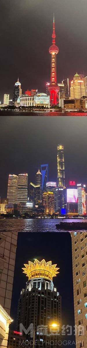 夜景模特