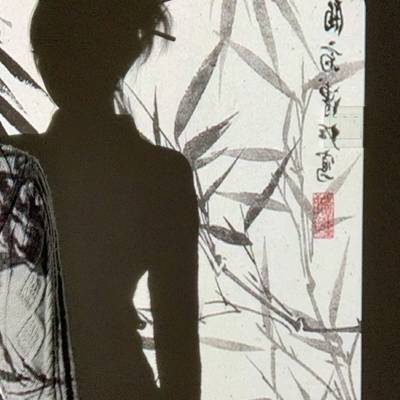 黑白模特