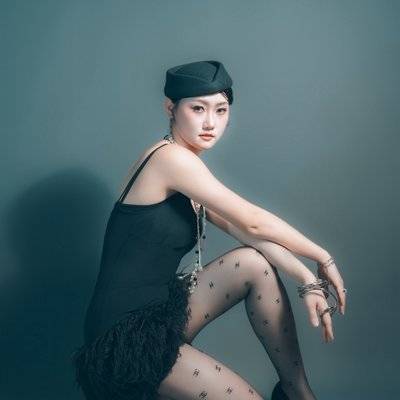 黑白模特