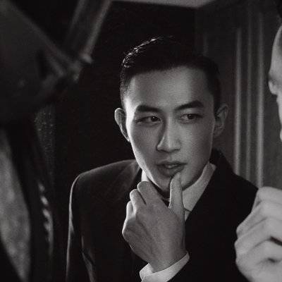 黑白模特