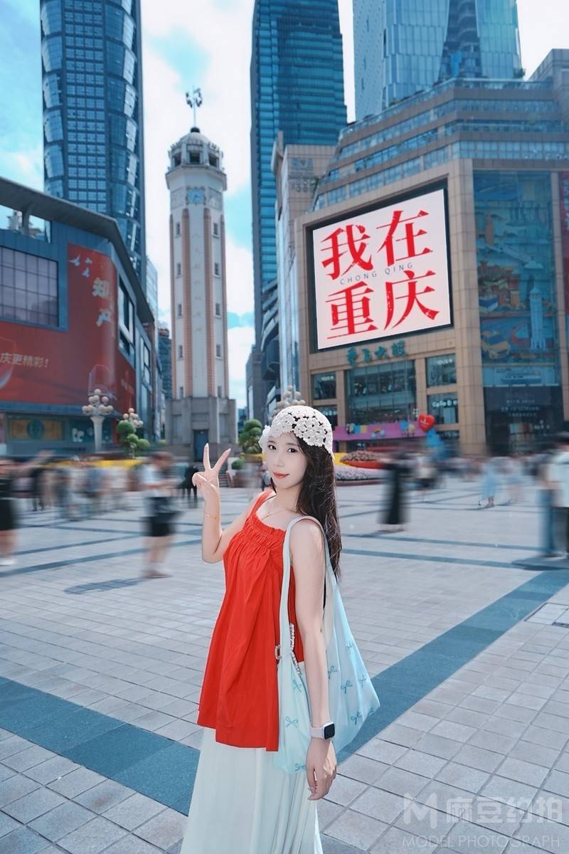 夜景模特