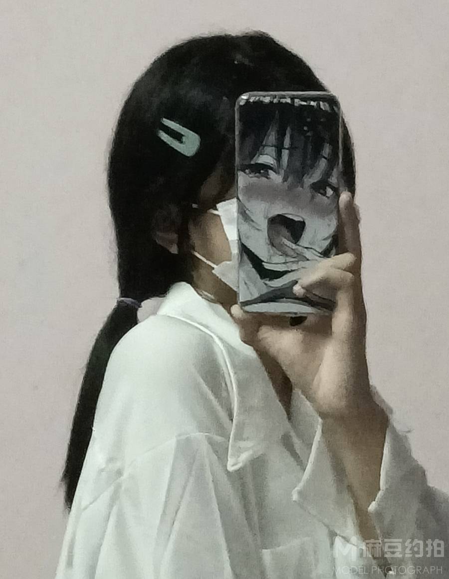 黑白模特