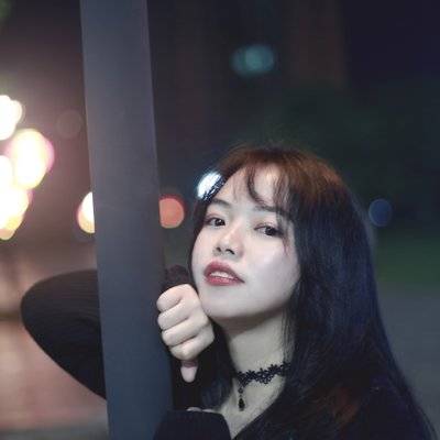 夜景模特