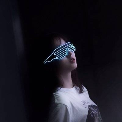 夜景模特