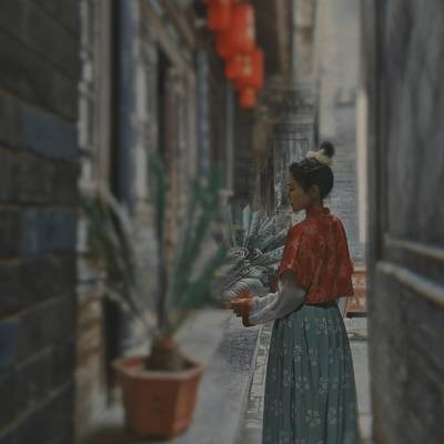 汉服模特