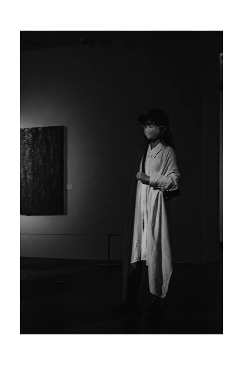 黑白模特