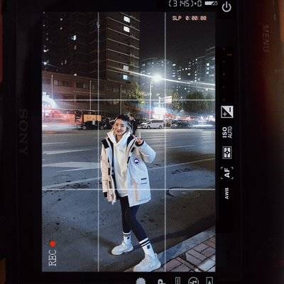 夜景模特