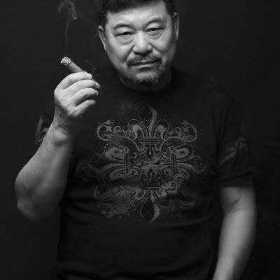 黑白模特