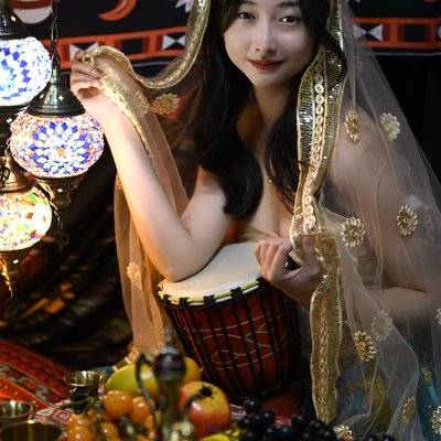 夜景模特