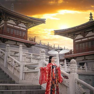 汉服模特
