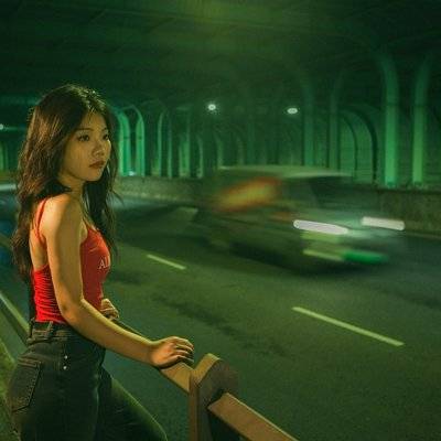 夜景模特