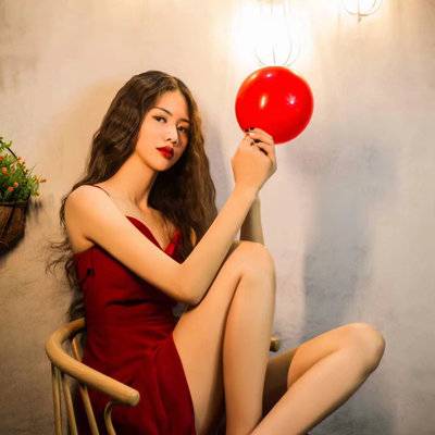 黑白模特