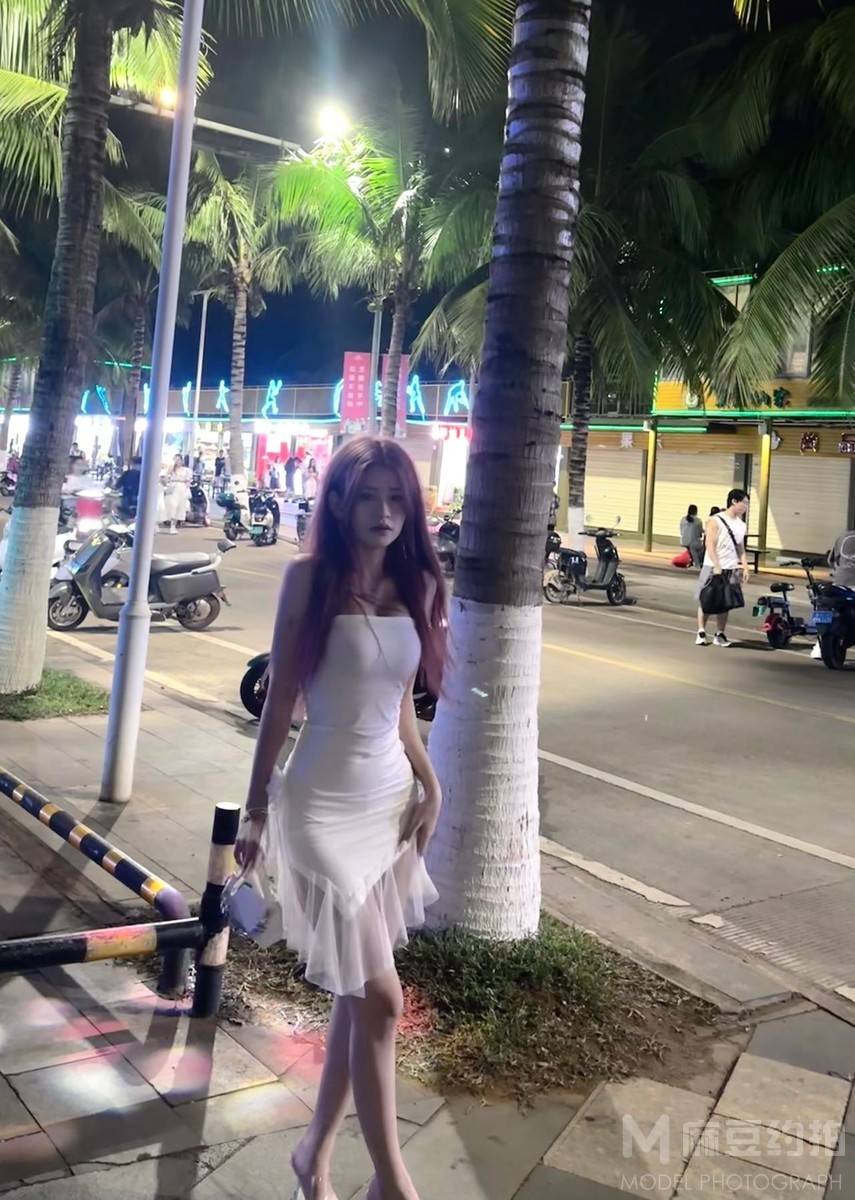 夜景模特