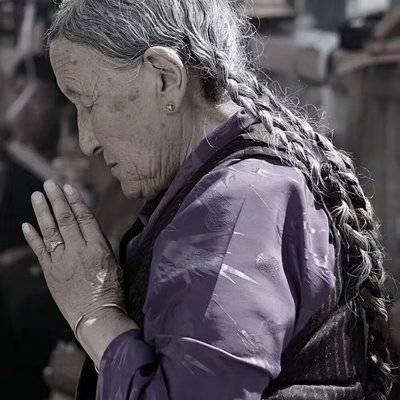 黑白模特