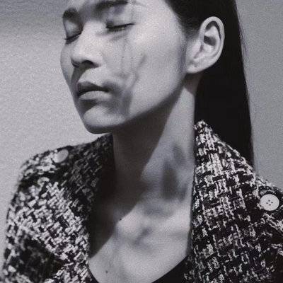 黑白模特
