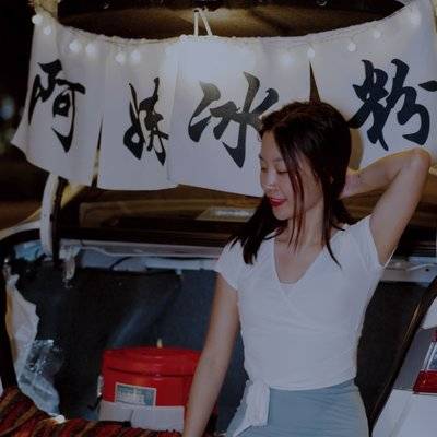 夜景模特
