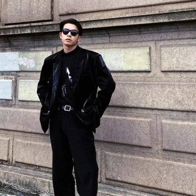 黑白模特