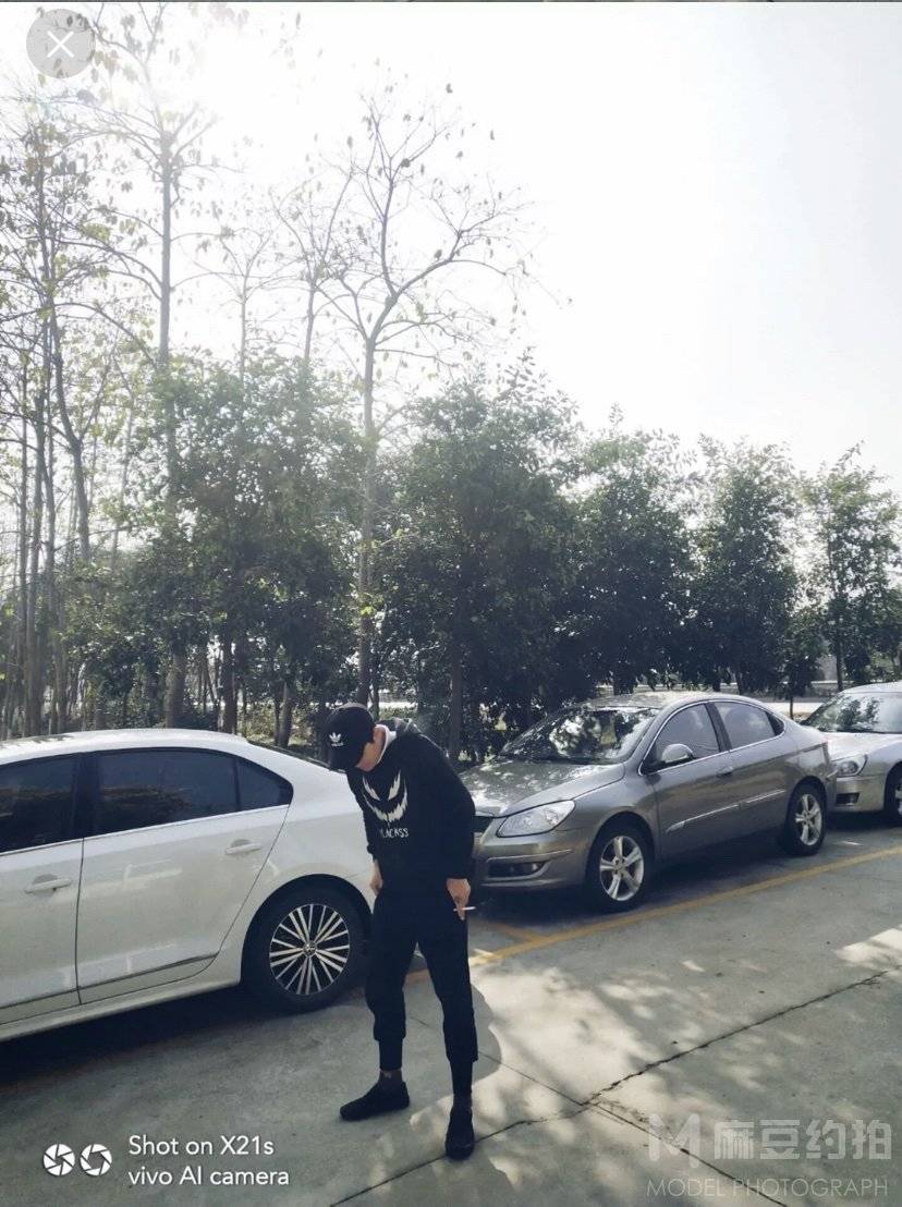 黑白模特
