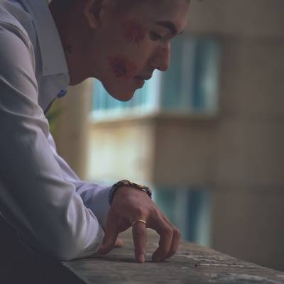 黑白模特