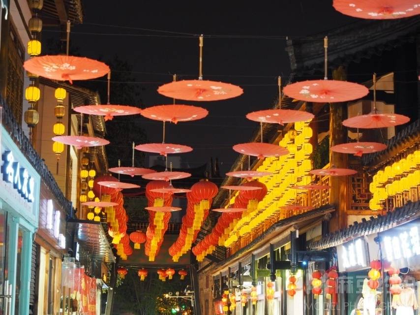 夜景模特